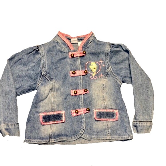 Disney Other - Disney Denim Cinderella Jacket Girls Sz 4T
